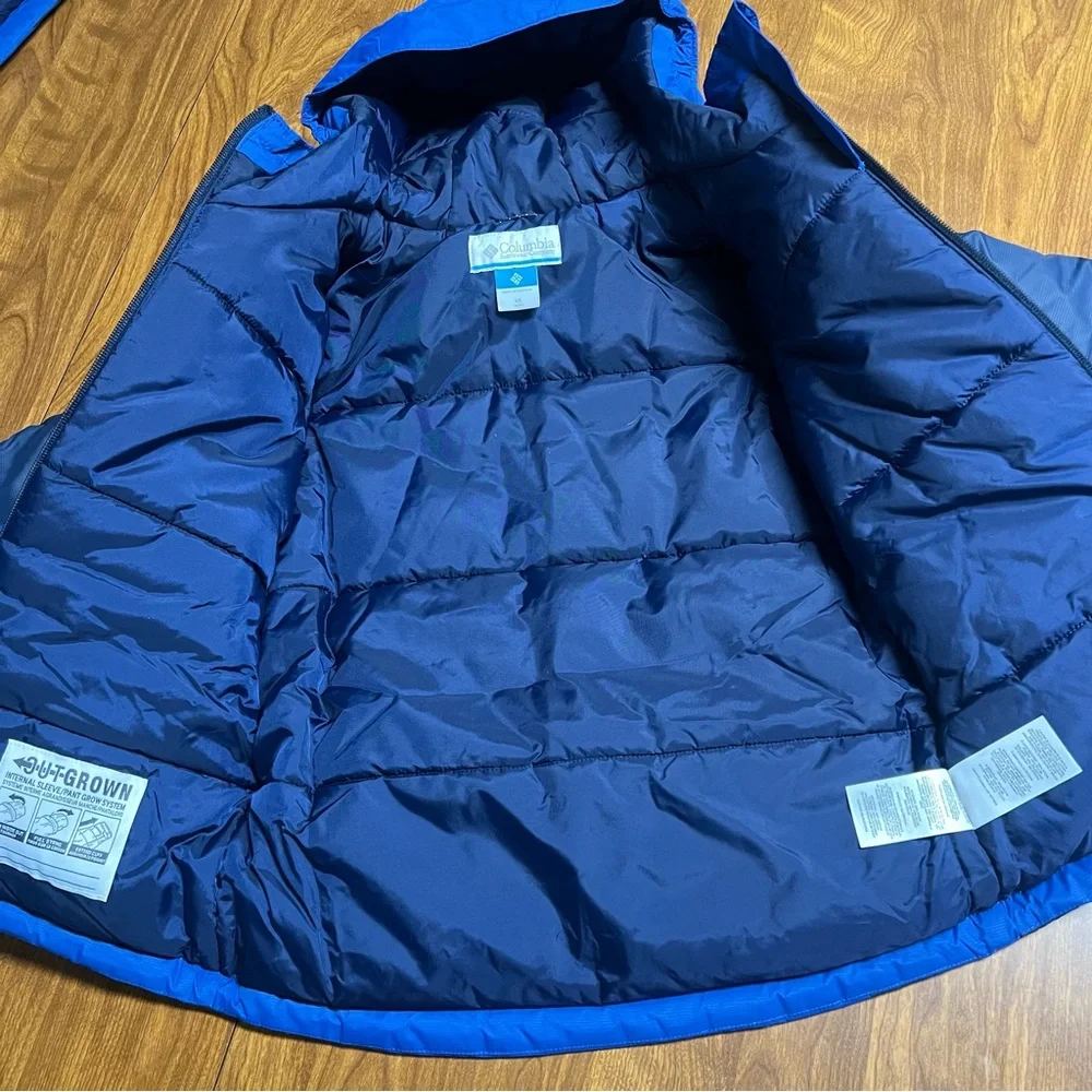 NWT Columbia Doug Firocious Blue Insulated Puffer Jacket size XS 6/7 Winter